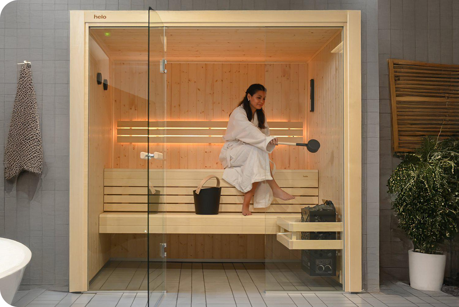 ヒーターがもたらす、ロウリュ体験