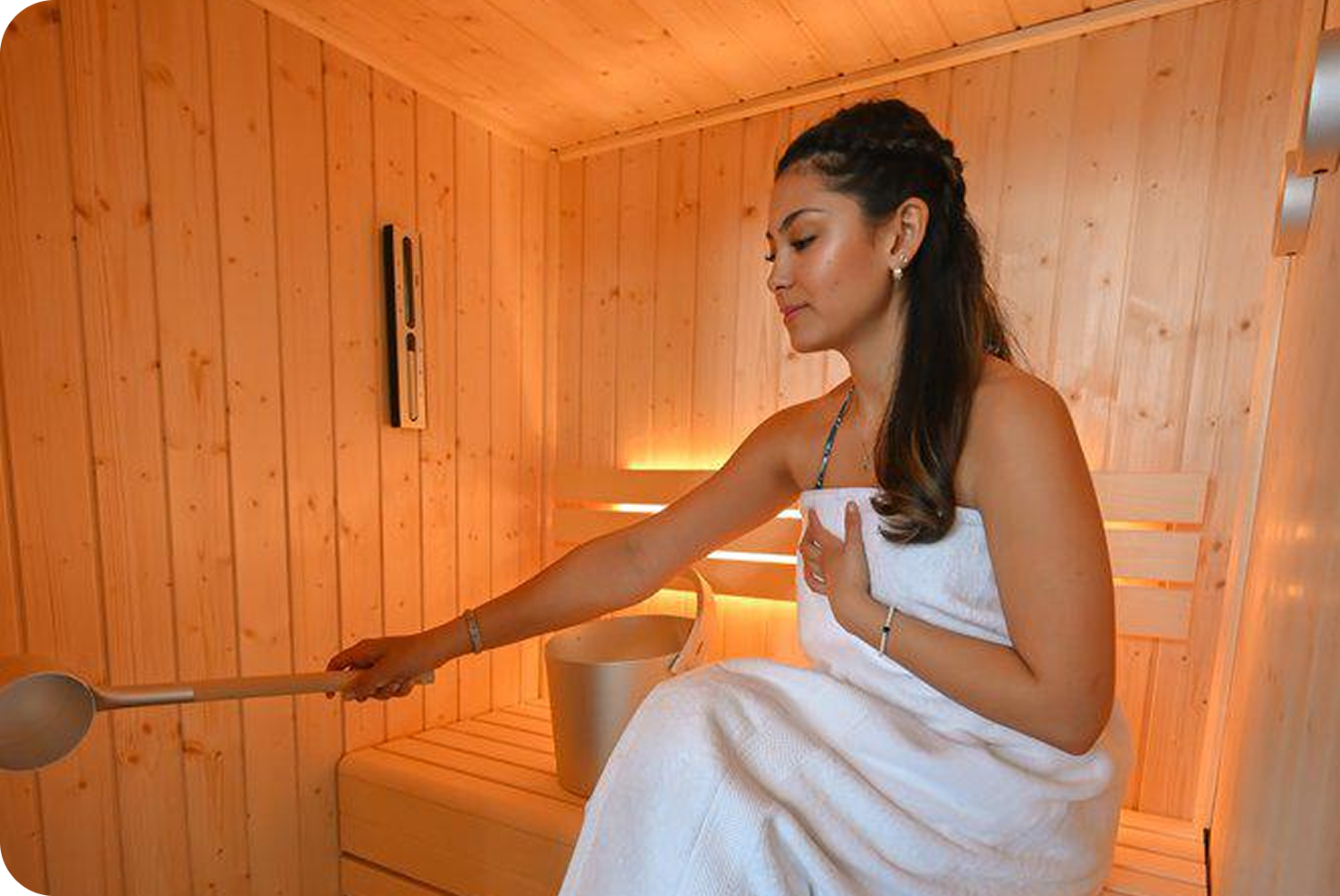 やわらかな蒸気と理想的な熱を生むヒーター